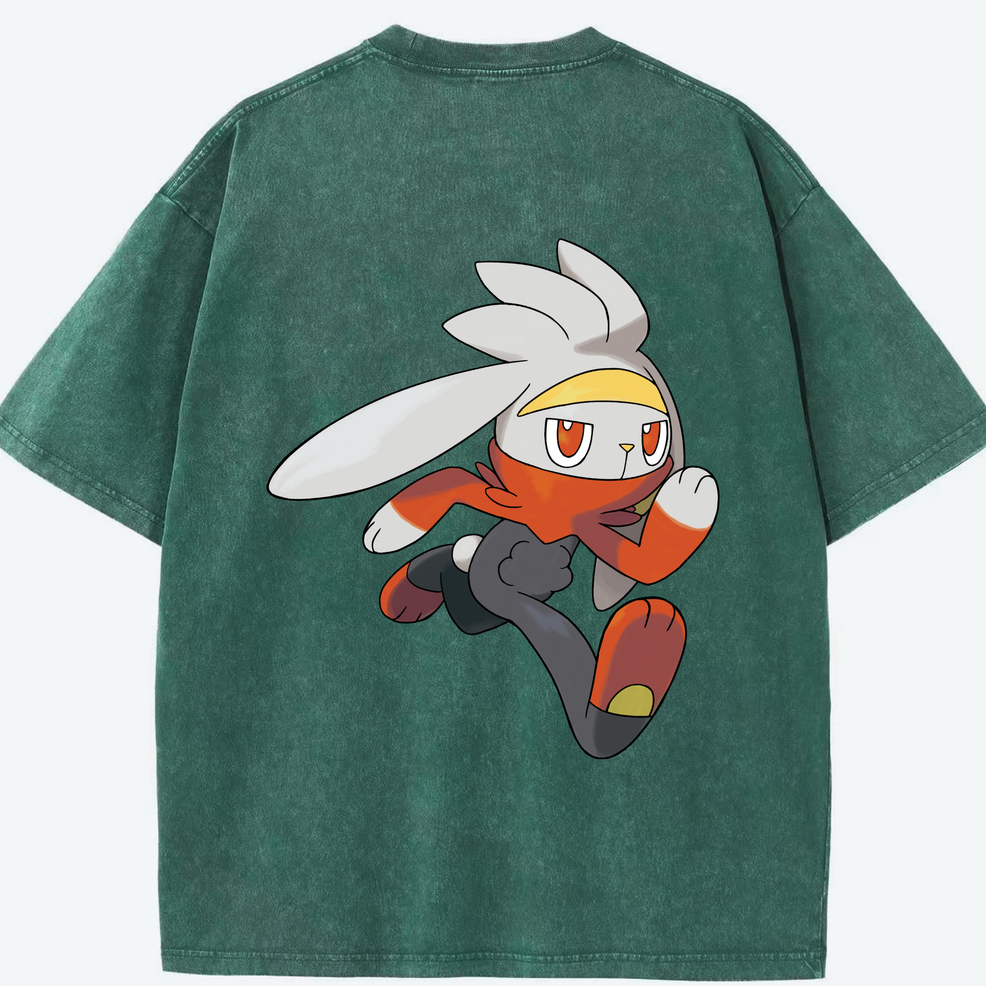 （画像用） ポケットモンスター Pokémon 綿100% ヴィンテージ風 半袖Tシャツ（背面プリント）